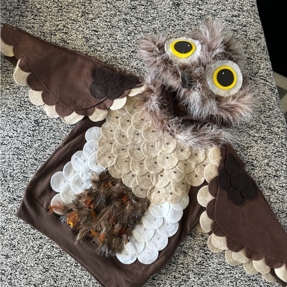 Other - Handmade owl hoodie costume sweatshirt